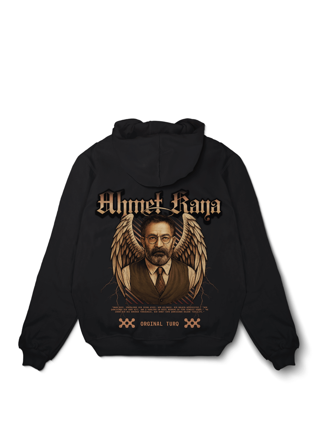 Ahmet Kaya Wings Oversized Hoodie