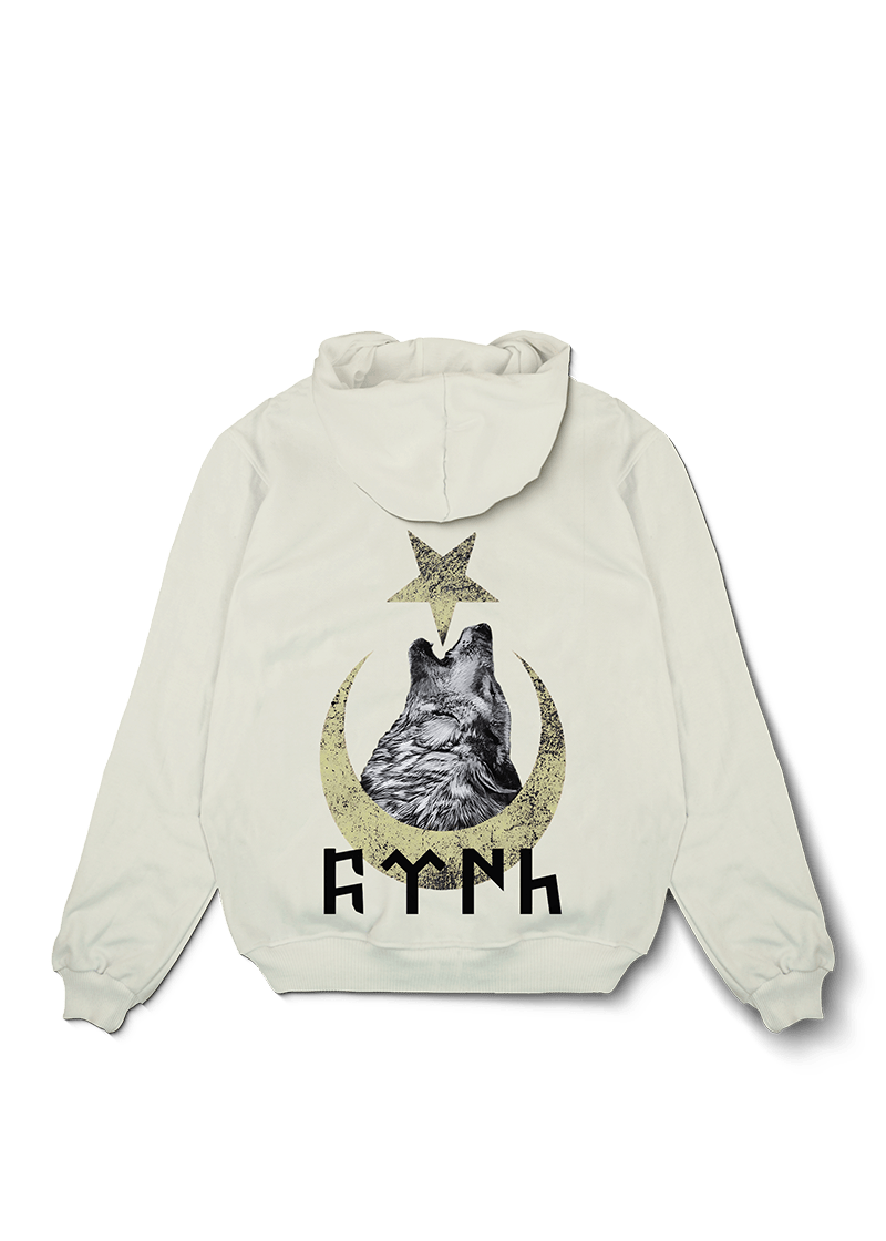 Ayyildiz Wolve Gokturk Oversized Hoodie