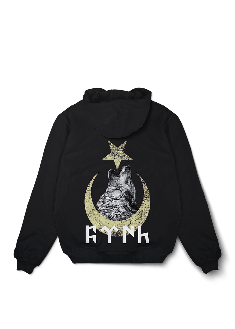 Ayyildiz Wolve Gokturk Oversized Hoodie