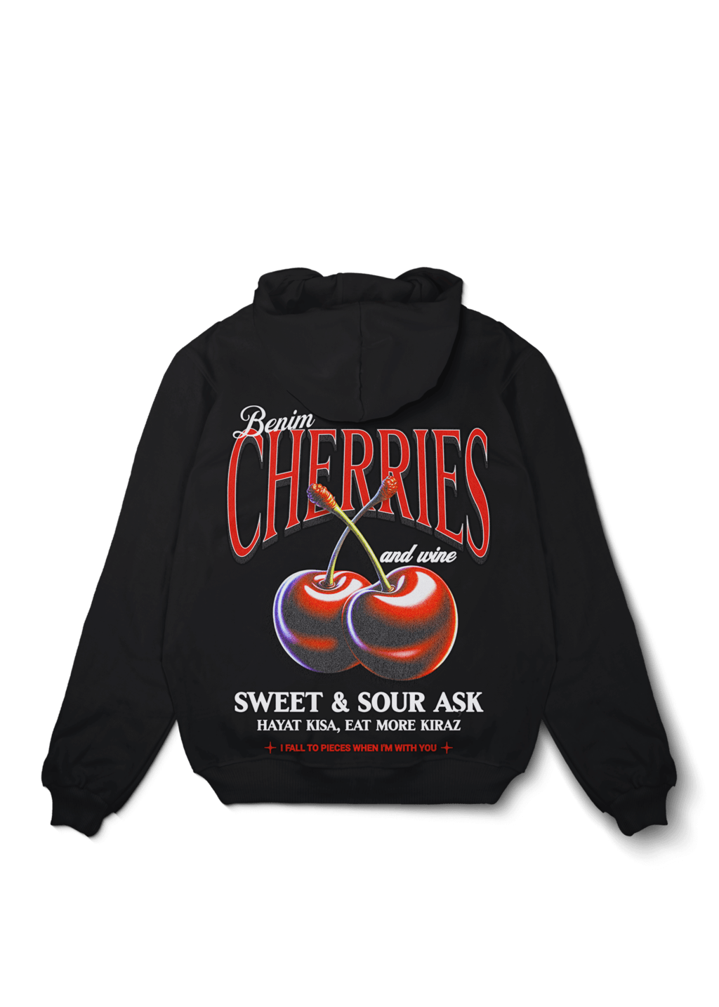 Benim Cherrys Oversized Hoodie