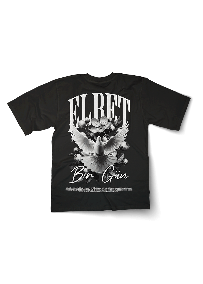 Elbet Bir Gun Oversized T-shirt