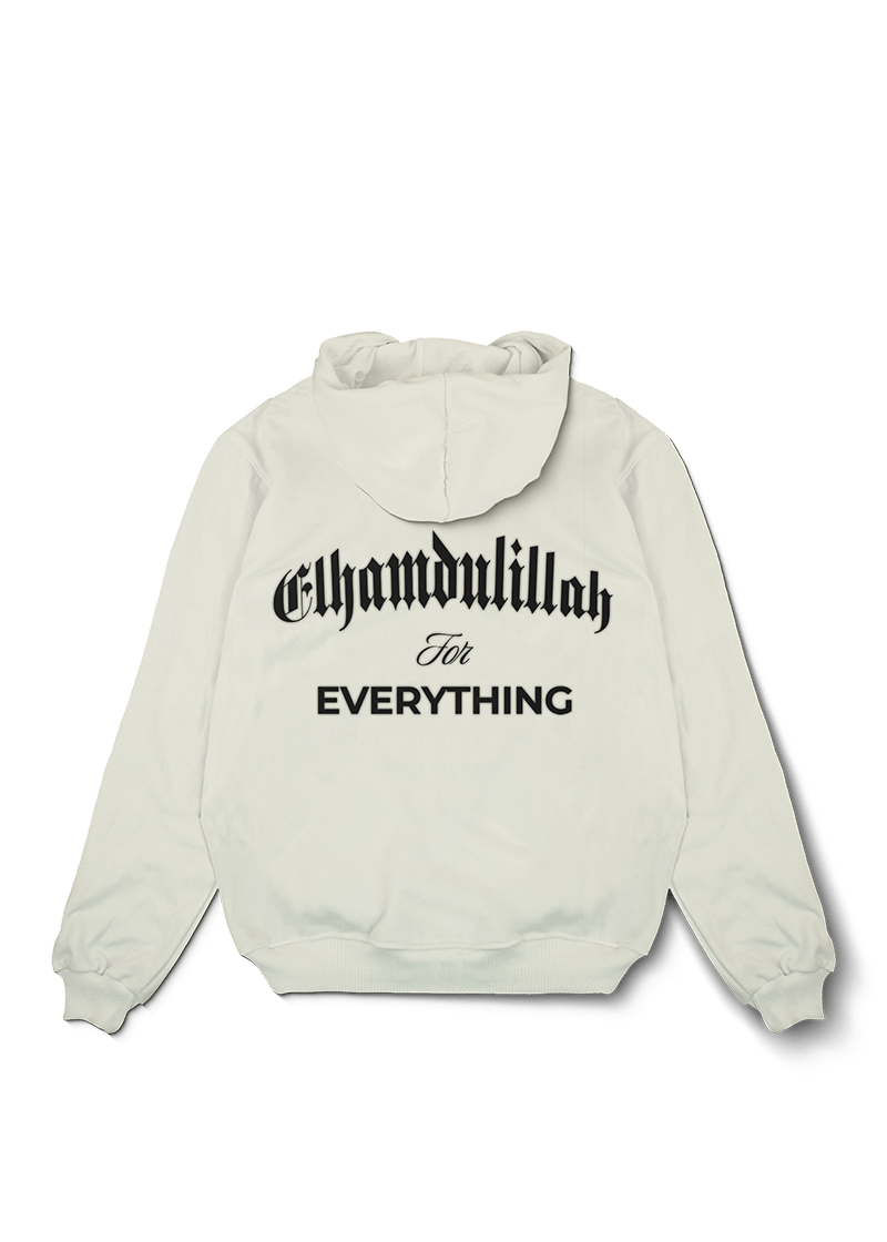 Elhamdulillah For Everything 2 Oversized Hoodie