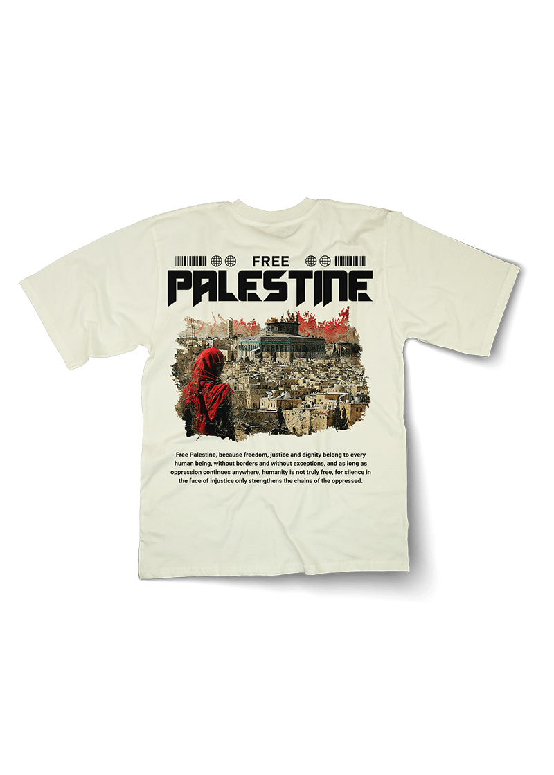 Free Palestine Freedom Oversized T-Shirt