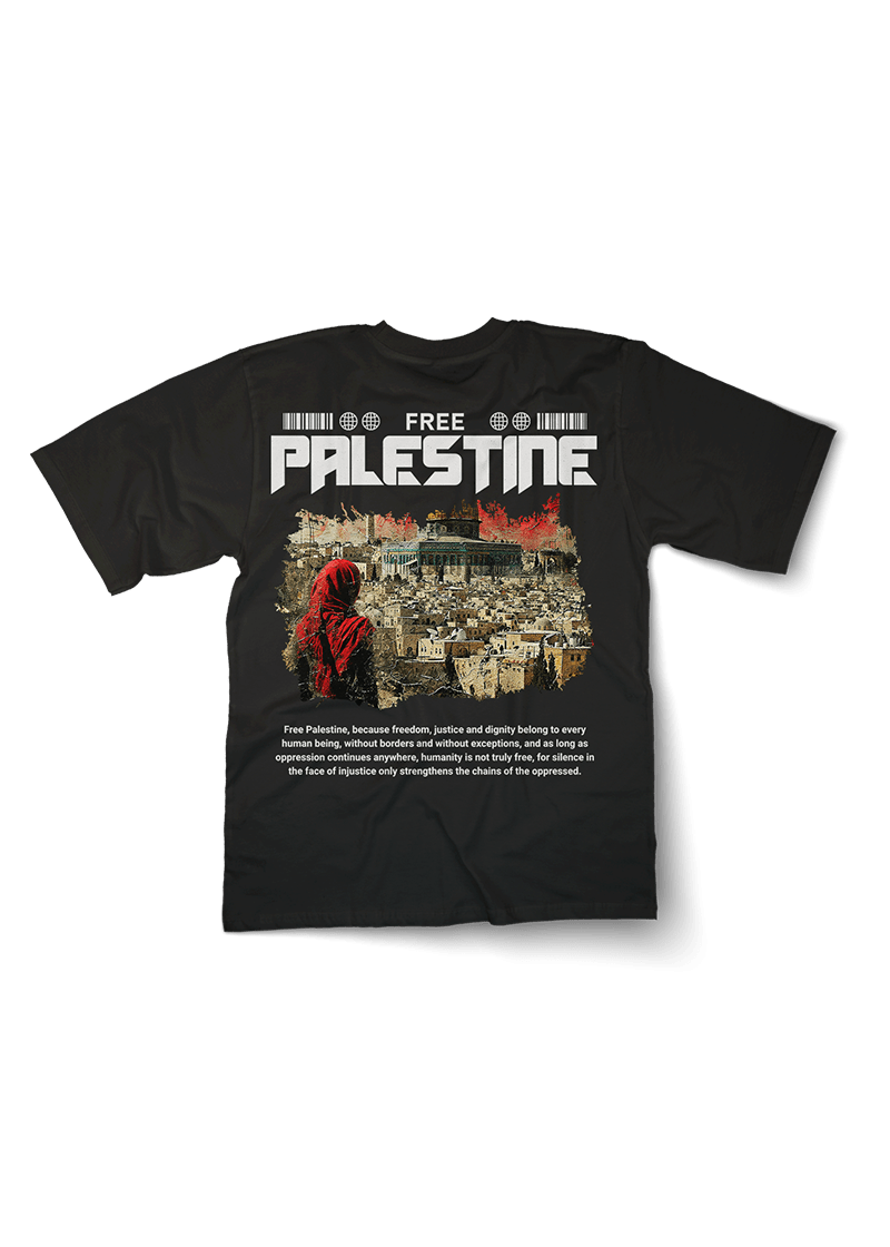 Free Palestine Freedom Oversized T-Shirt