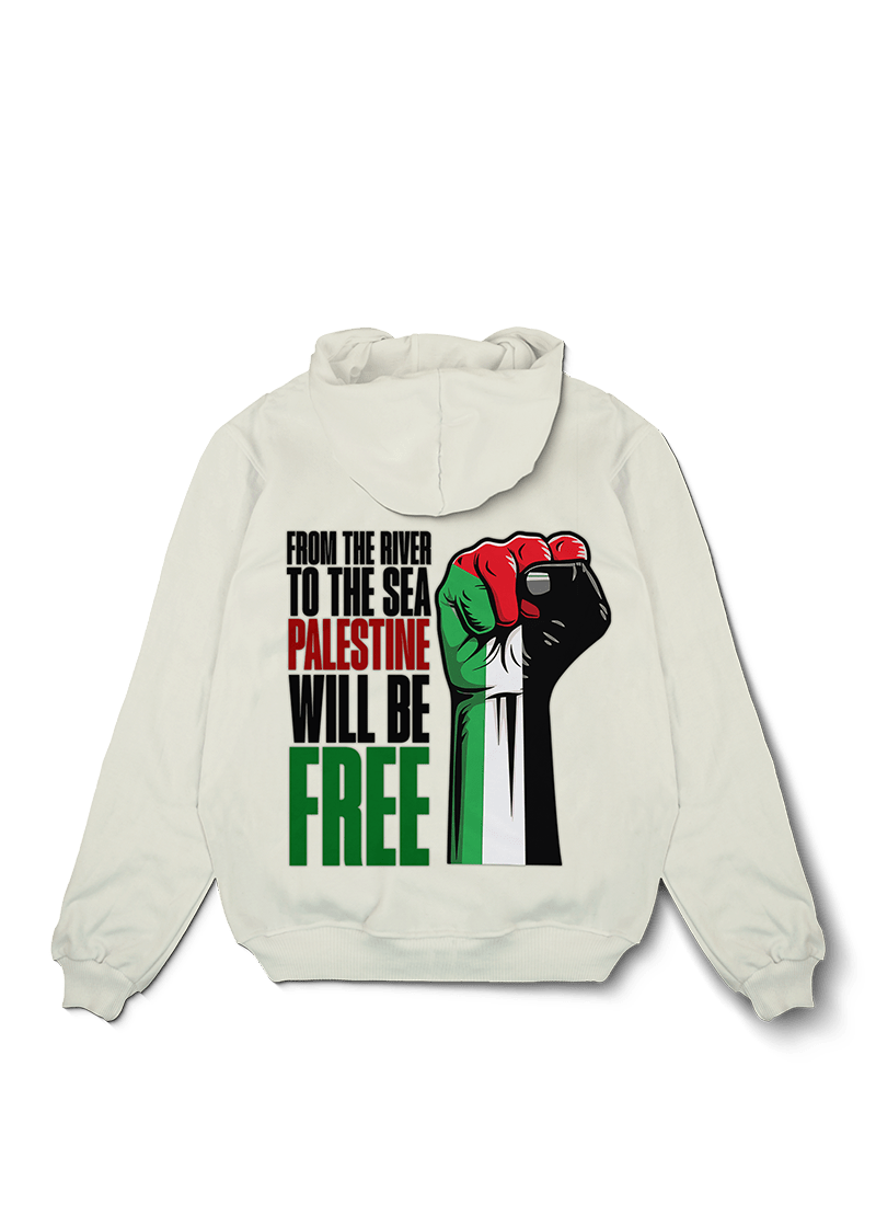 Palestine From The River Oversized Hoodie