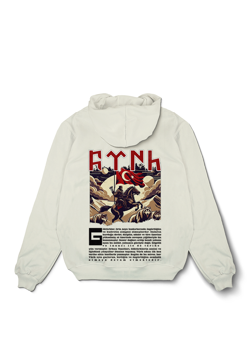 Gokturk Orta Asya 552 Oversized Hoodie