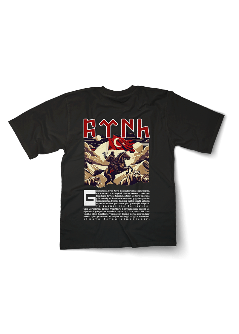 Gokturk Orta Asya 552 Oversized Tshirt