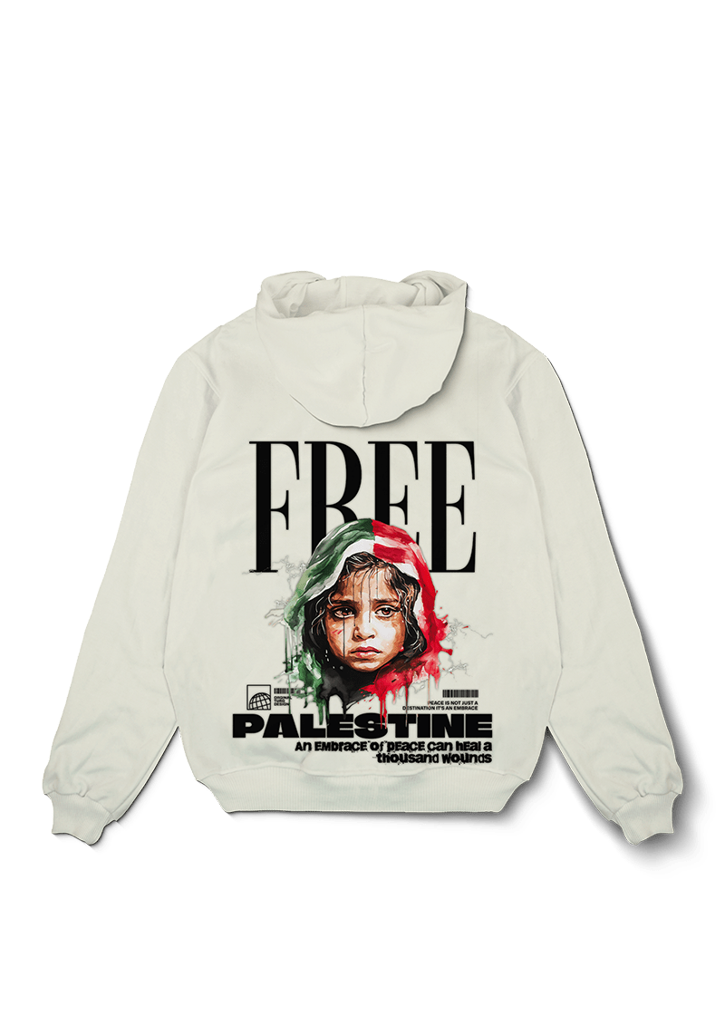 Free Palestine Kid Oversized Hoodie