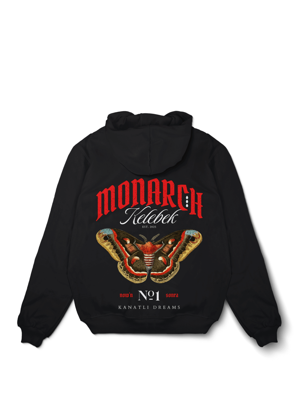 Monarch Kelebek Oversized Hoodie