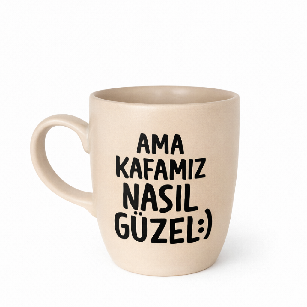 Ama Kafamiz Nasil Guzel X Oval Kupa