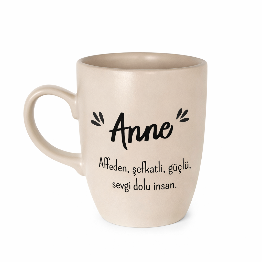 Anne Sevgi Dolu Insan X Oval Kupa