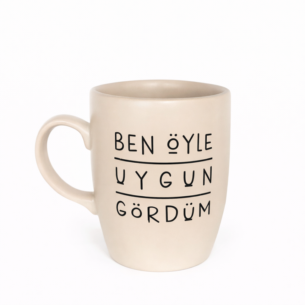 Ben Oyle Uygun Gordum X Oval Kupa