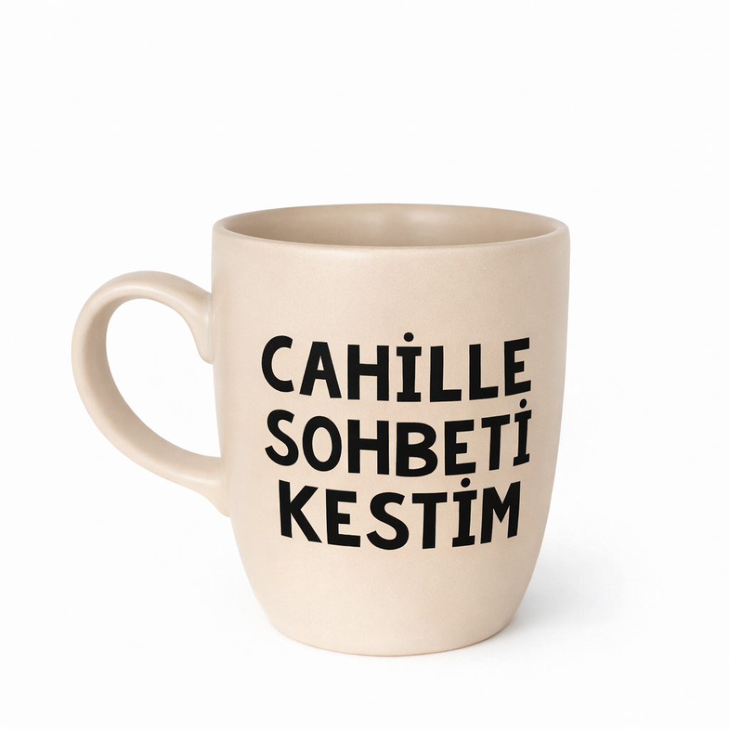Cahille Sohbeti Kestim X Oval Kupa