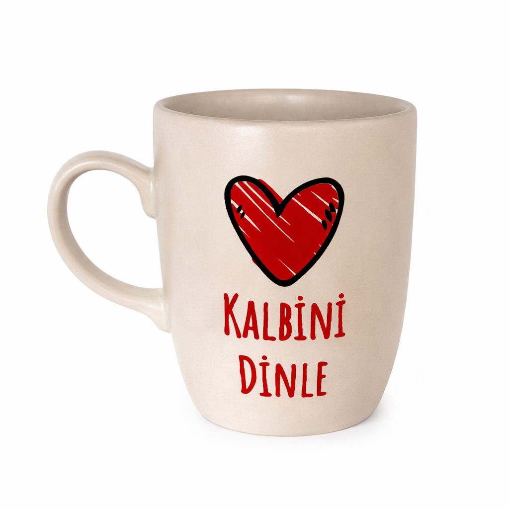 Écoute ton cœur X Tasse ovale