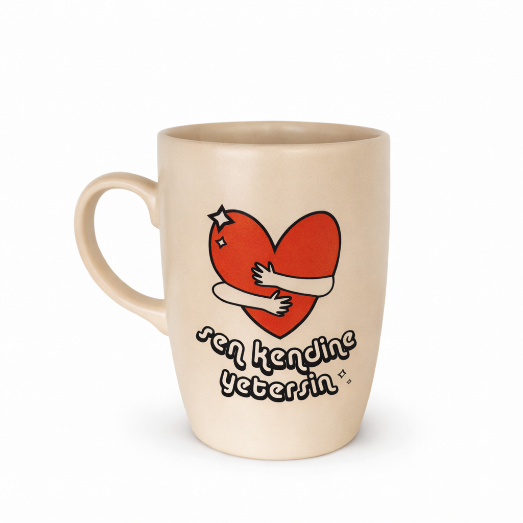 Je bent zelfvoorzienend X ovale beker