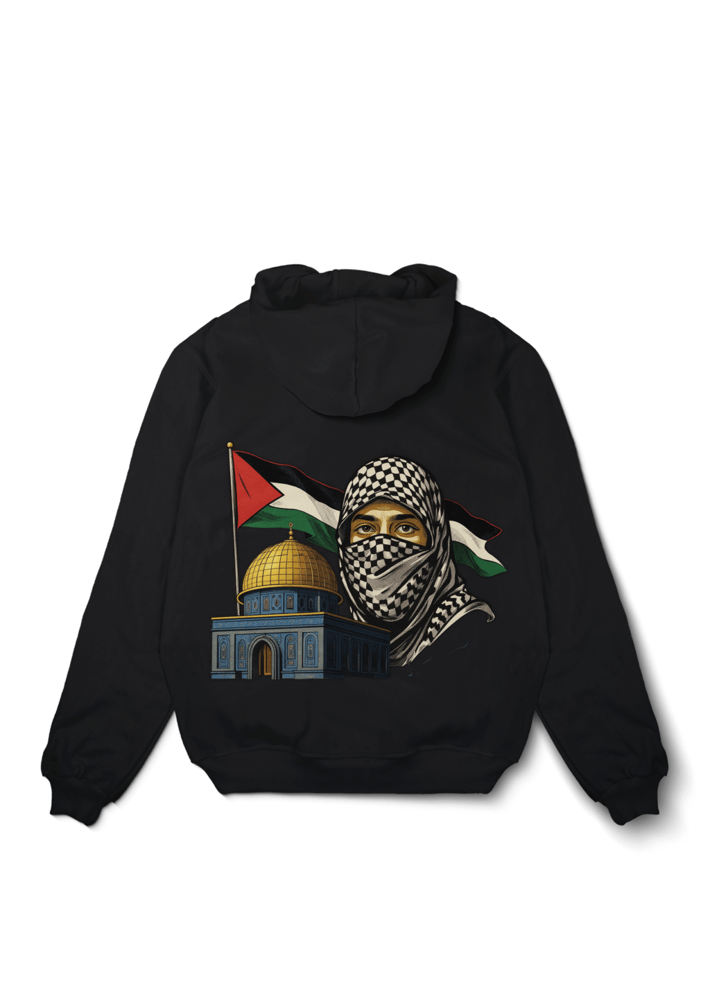 Palestina Keffiyeh Oversized Hoodie