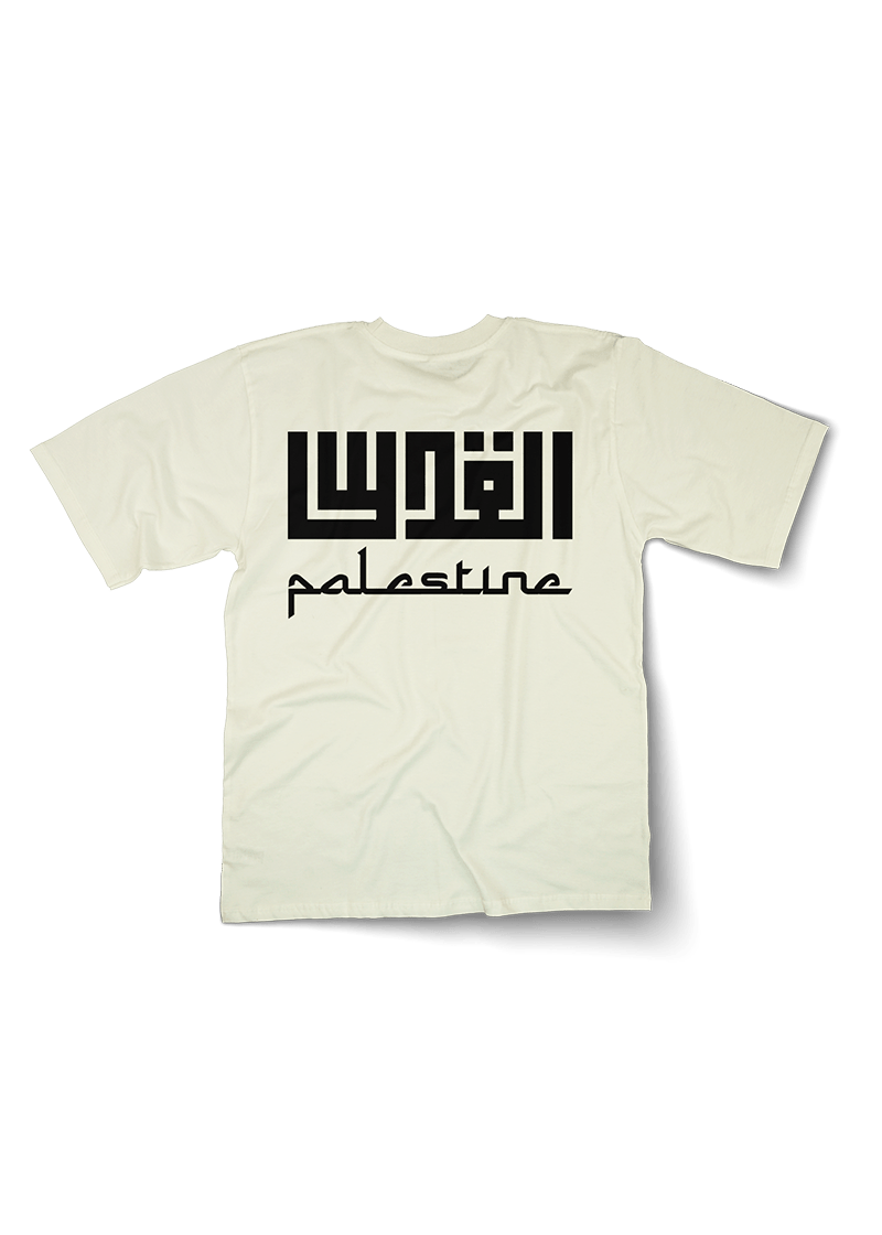 Palestine Calligraphy Oversized T-shirt