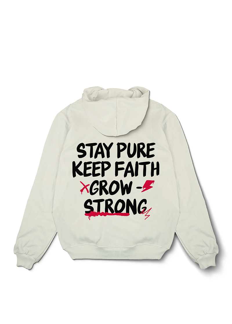 Stay Pure Oversized Hoodie