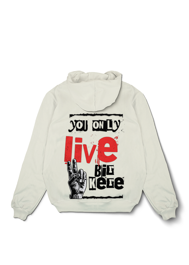 You only live Bir Kere Oversized Hoodie