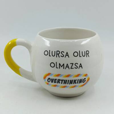 Olmazsa Overthinking Balon Kupa