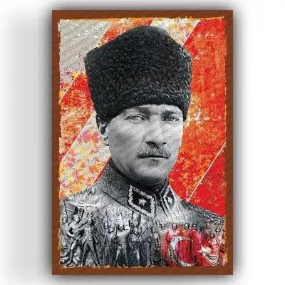 Ataturk kirmizi fon