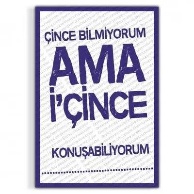 Cince bilmiyorum, ama icince..