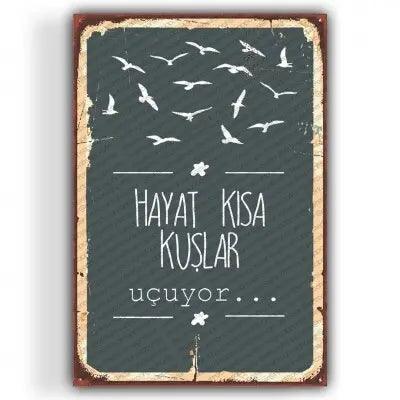 Hayat kisa kuslar ucuyor..