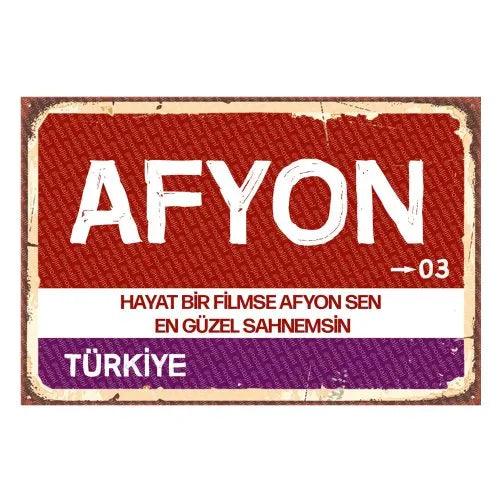 Afyon - Sehir Tabelasi