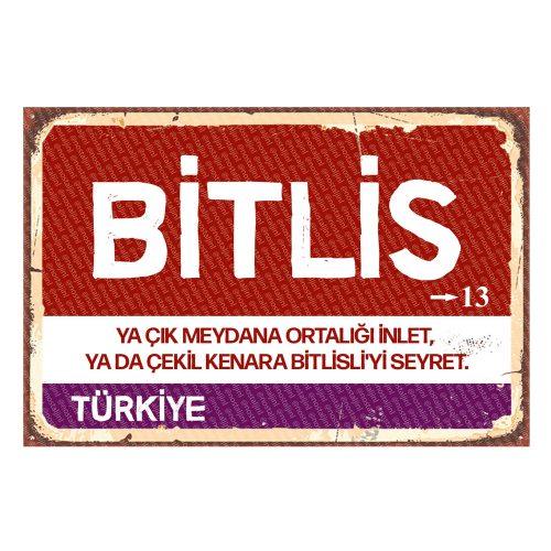 Bitlis - Sehir Tabelasi