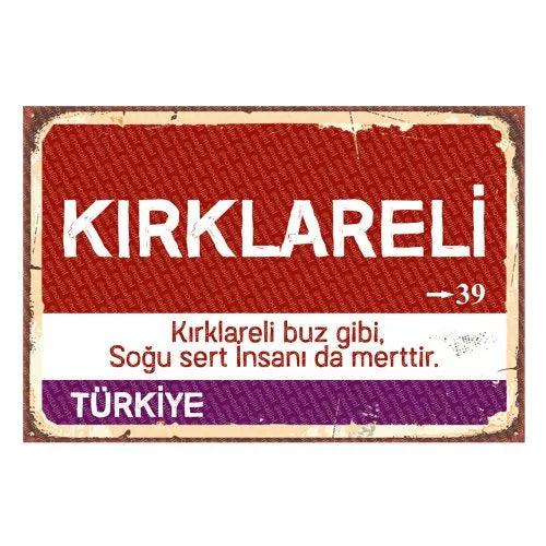 Kırklareli - Sehir Tabelasi