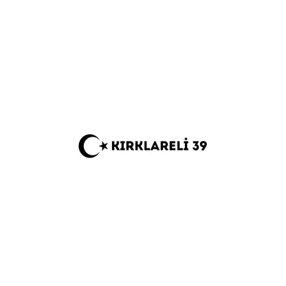 39 Kirklareli Sticker