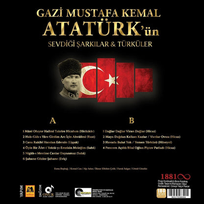 Atatürk'ün Sevdiği Şarkılar & Türküler (Plak)