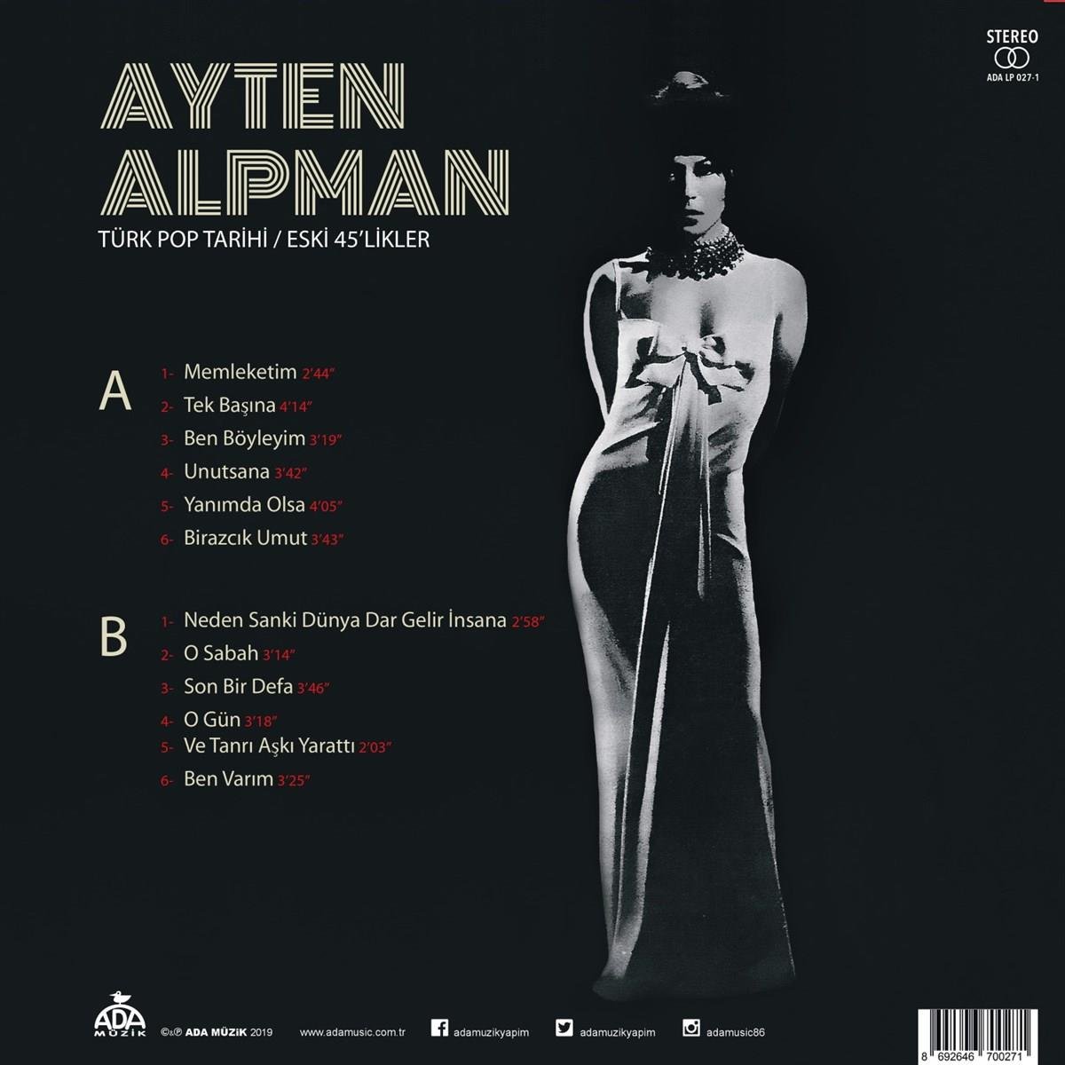 Ayten Alpman - Türk Pop Tarihi / Eski 45'likler (PLAK)