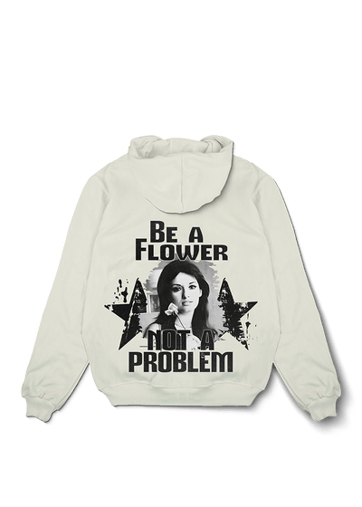 Be a Flower Mujde Ar Happy Oversized Hoodie