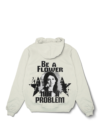 Be a Flower Mujde Ar Happy Oversized Hoodie