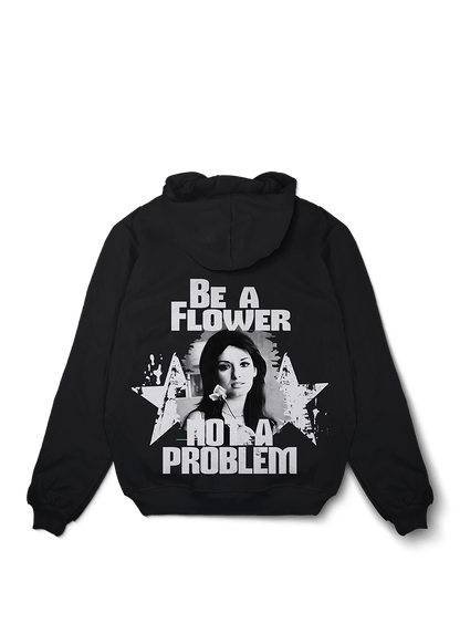 Be a Flower Mujde Ar Happy Oversized Hoodie