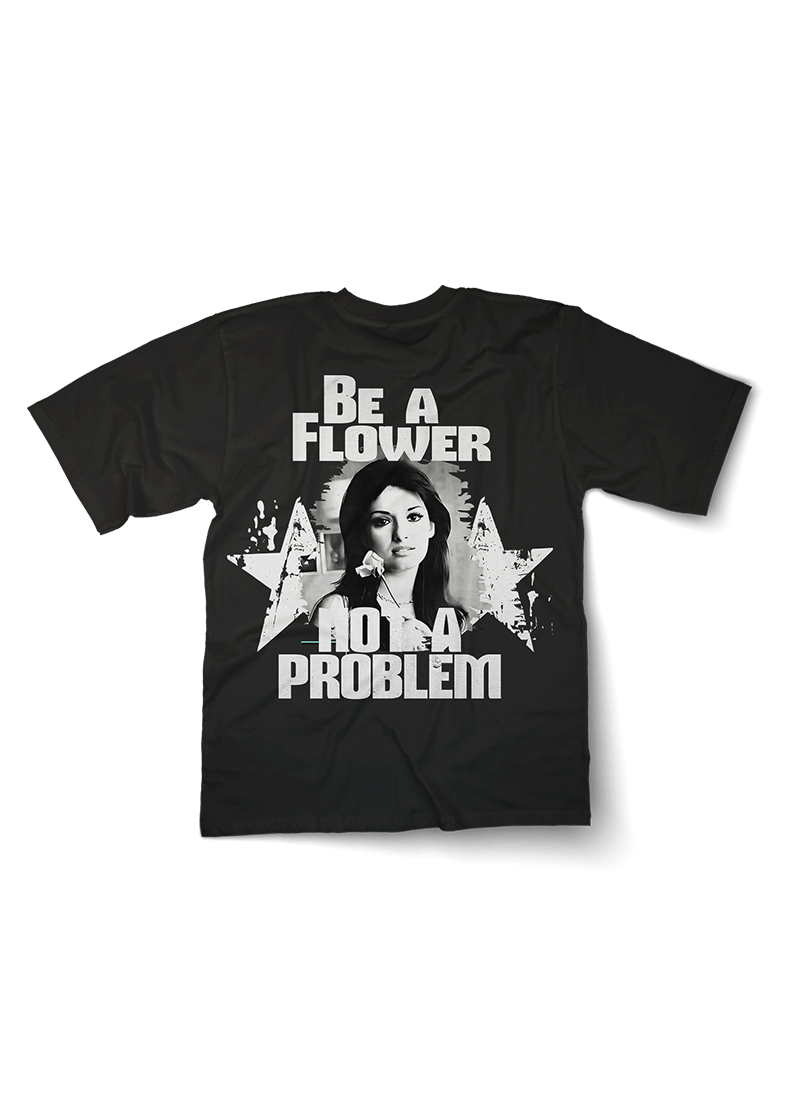 Be a Flower Mujde Ar Happy Oversized T-shirt