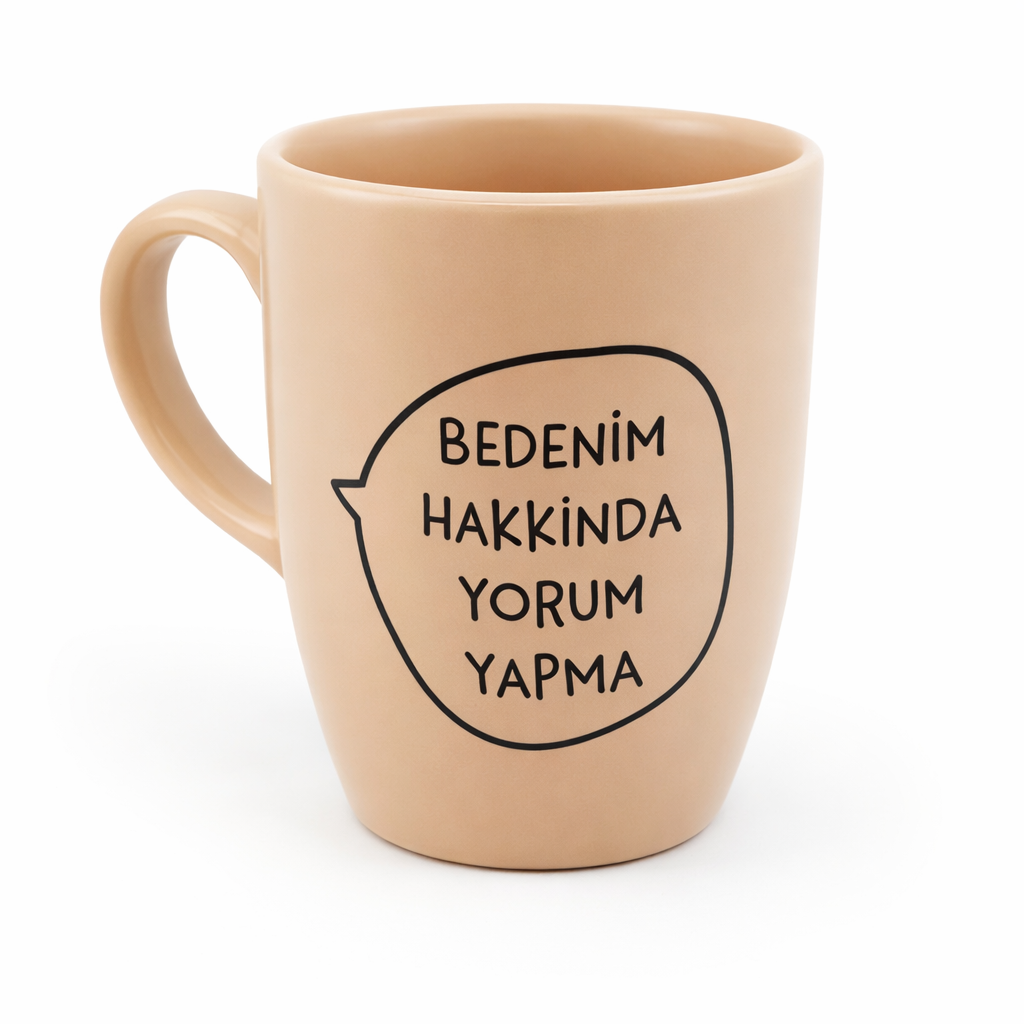 Bedenim Hakkinda Yorum Yapma Oval Kupa