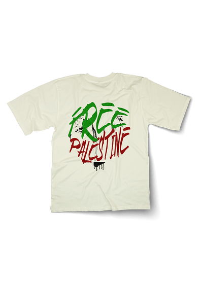 Bloody Free Palestine Oversized T-shirt