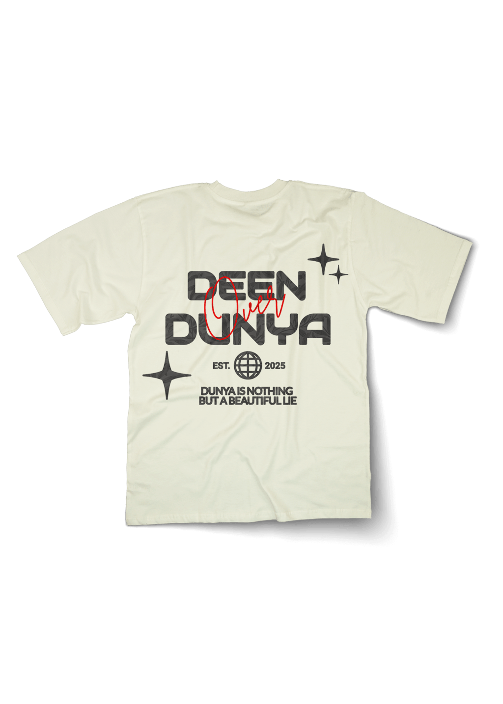 Deen over Dunya Oversized T-shirt