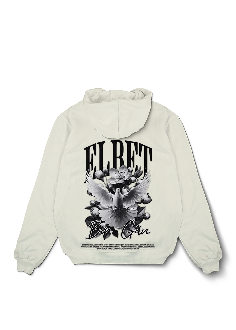 Elbet Bir Gun Oversized Hoodie