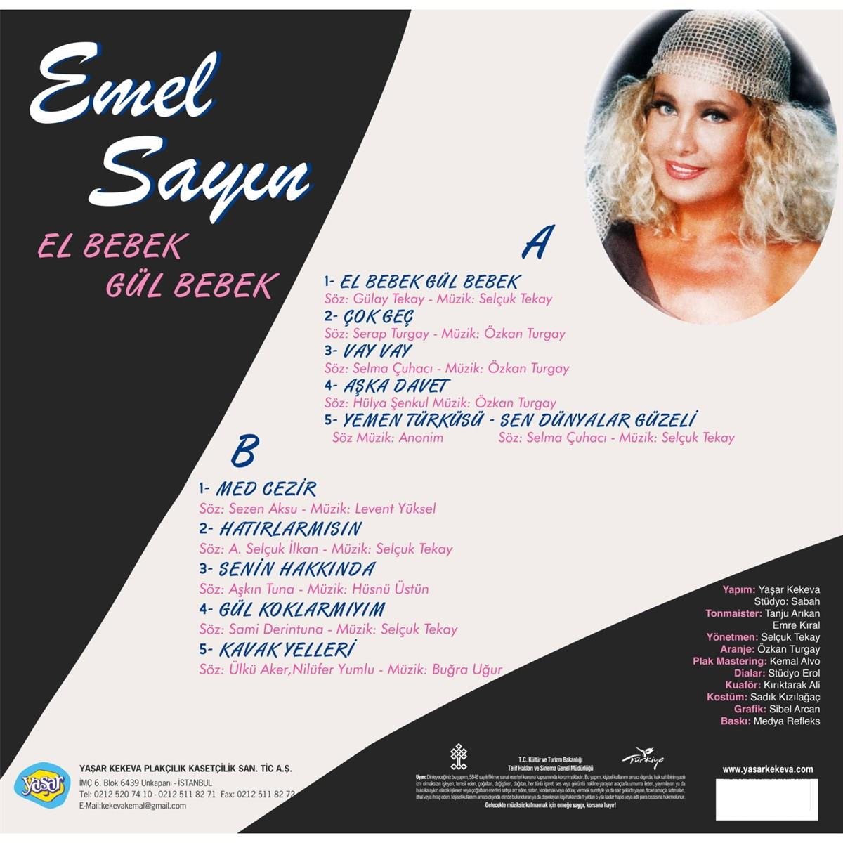 Emel Sayın- El Bebek Gül Bebek (PLAK)