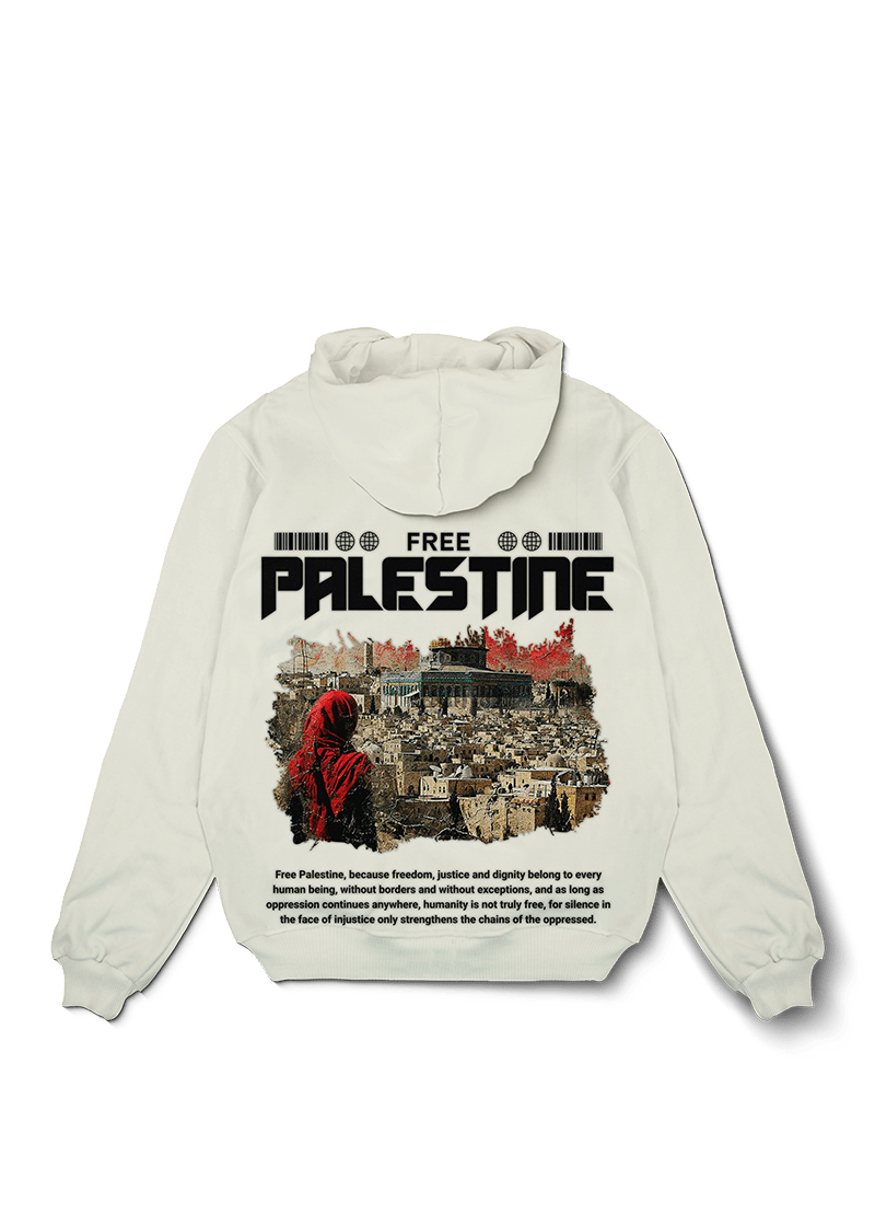 Free Palestine Freedom Oversized Hoodie