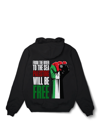 Palestine From The River Oversized Hoodie