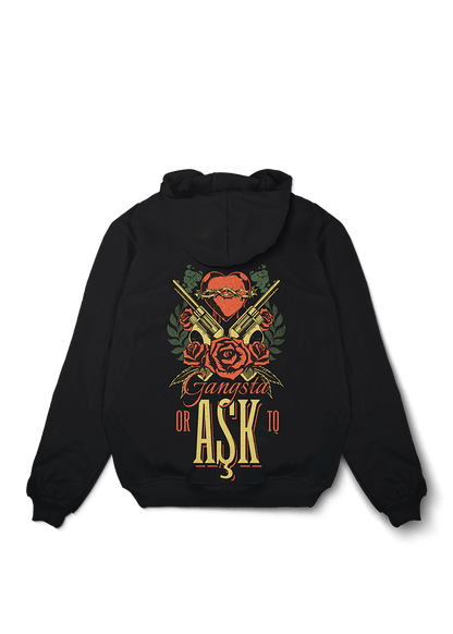 Gangsta Ask Oversized Hoodie