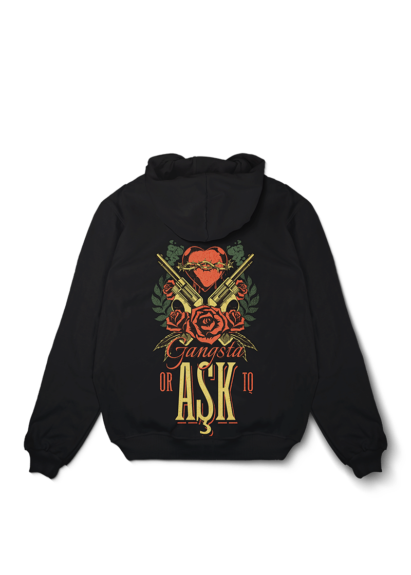 Gangsta Ask Oversized Hoodie