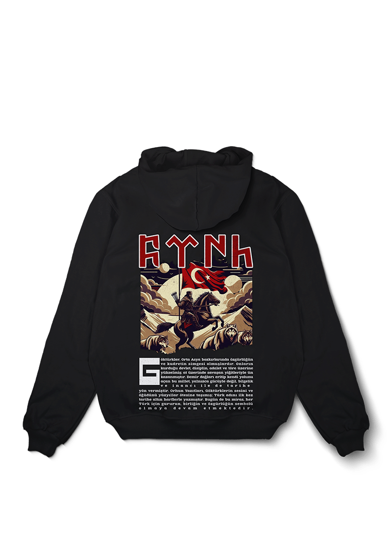 Gokturk Orta Asya 552 Oversized Hoodie