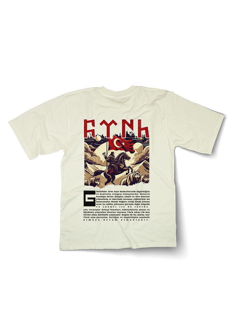 Gokturk Orta Asya 552 Oversized Tshirt