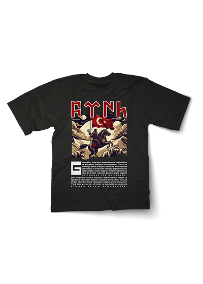 Gokturk Orta Asya 552 Oversized Tshirt