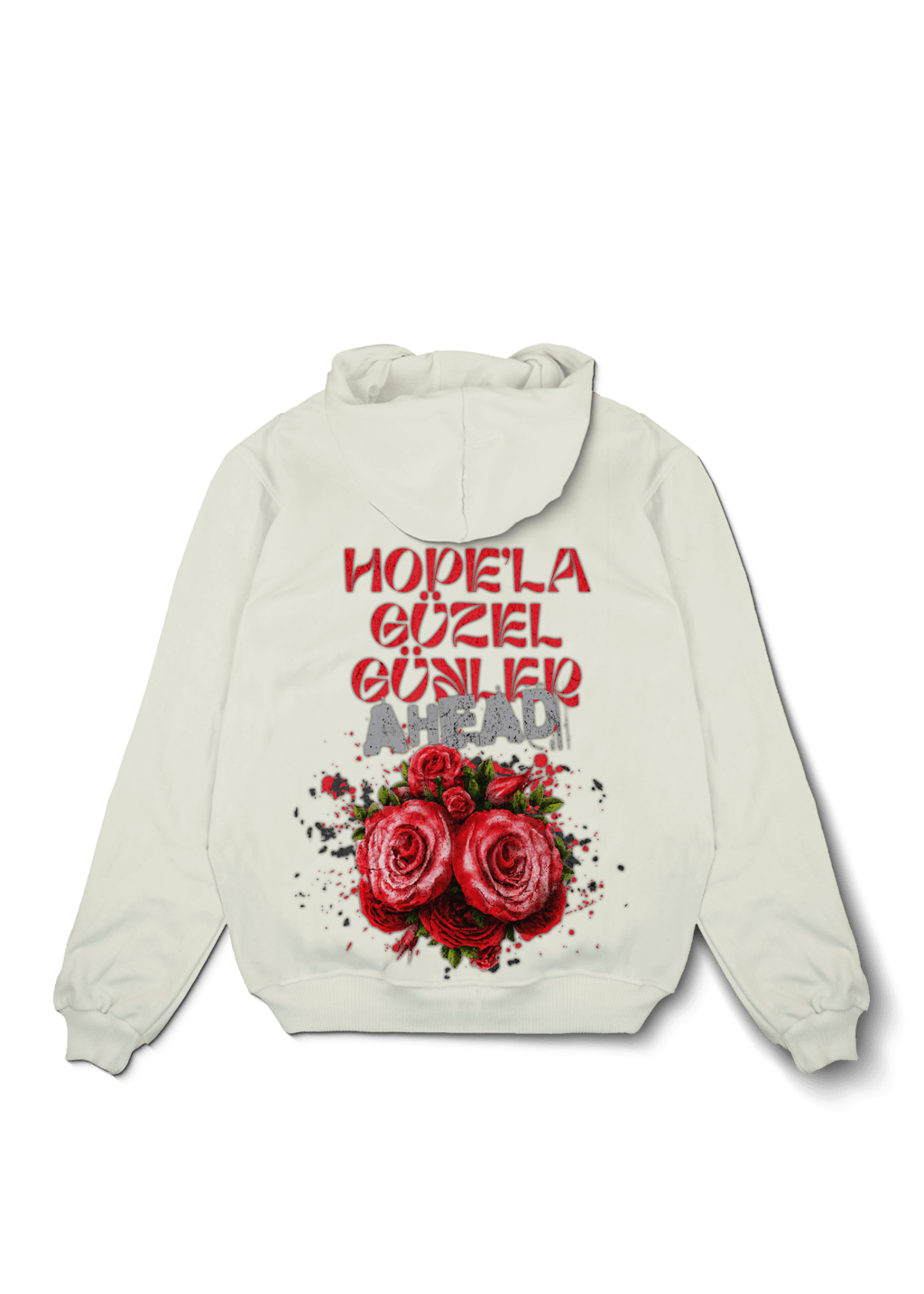 Hope'la güzel günler Oversized Hoodie